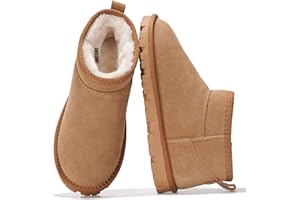 Project Cloud 100% Genuine Leather Ankle Boots for Women – Water Resistant Womens Boots with Memory Foam Insole – Comfortable Fall Shoes for Women 2025 (Hikey)