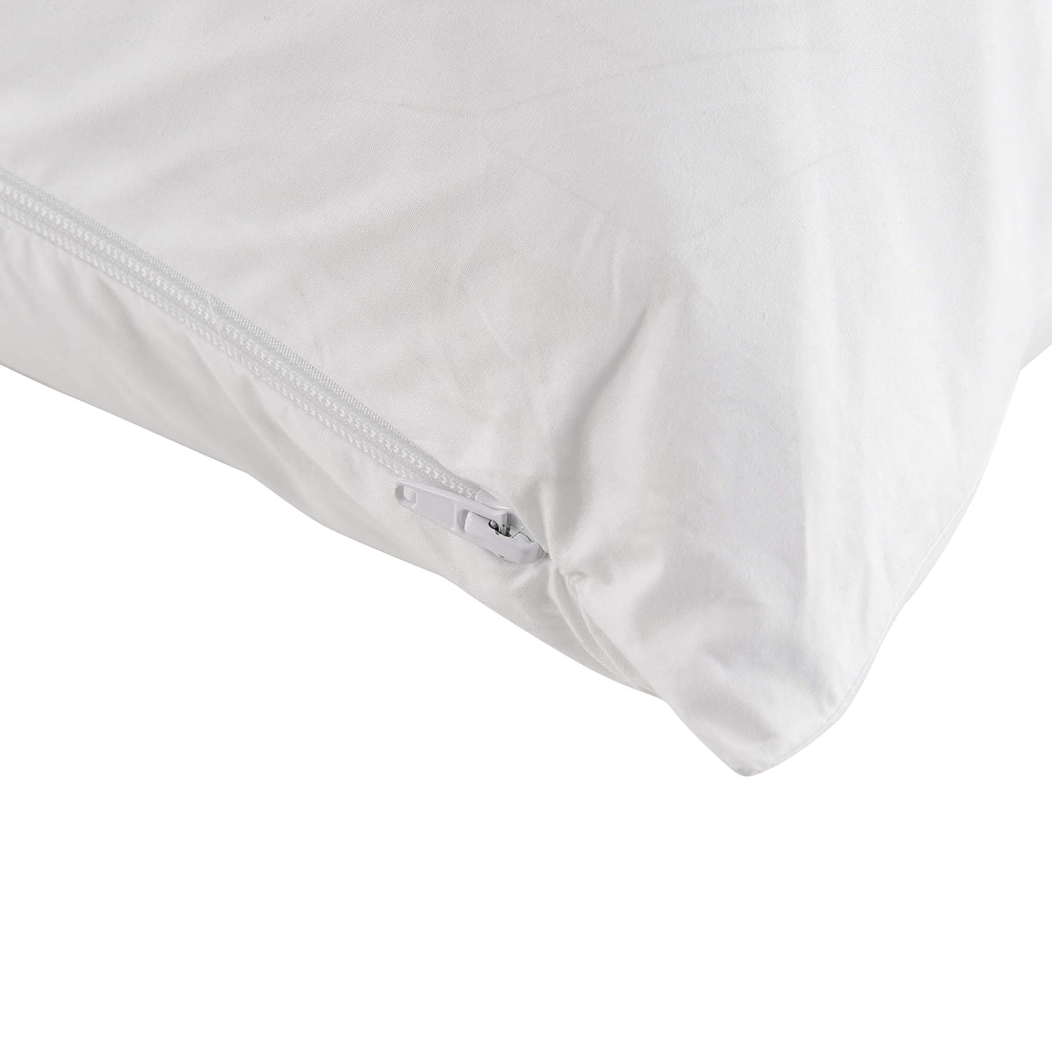 Cheer Collection Hypoallergenic Premium Total Body L Shaped Long Pillow with Zippered Cover for Side Sleepers, Pregnancy Support - White : Baby