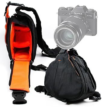 DURAGADGET Bolso Cruzado/Al Pecho para Cámaras Canon EOS 77D ...