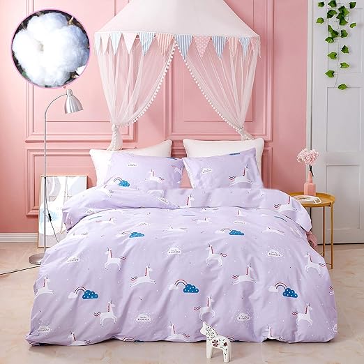 purple unicorn comforter