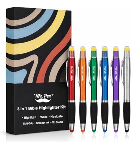 Colarr 30 Pcs Highlighter With Ballpoint Pen Combo Ballpoint