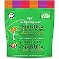 WEDDERSPOON Organic Manuka Honey Pops Variety Pack, 120 GR
