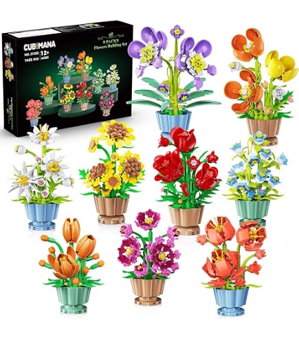 BIZNESMEN 1403 PCS 3.6mm Mini Succulent Flower Building...