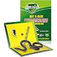 Qualirey 2 Pack 13" x 20" Large Snake Glue Traps with Enhanced Stickiness, Snake Rat Sticky Pad Board for House Indoor Outdoor, Sticky Glue Traps for Snakes, Mice, Rats, Easy to Set