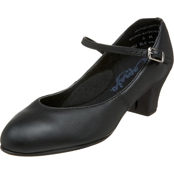 Chaussures De Claquettes Capezio Tele Tone Jr Tap - Femme, Taille 6M, Cuir Noir Mat, Très Bon état