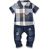 XUANHAO Baby Boy Clothes Infant Toddler Boy Outfits 12 18 24 Months 2T 3T 4T Denim Jeans Boys Clothing Pants Set 12M-5T