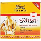 Tiger Balm Pain Relieving Patch Large, 4 Count (Pack of 6)
