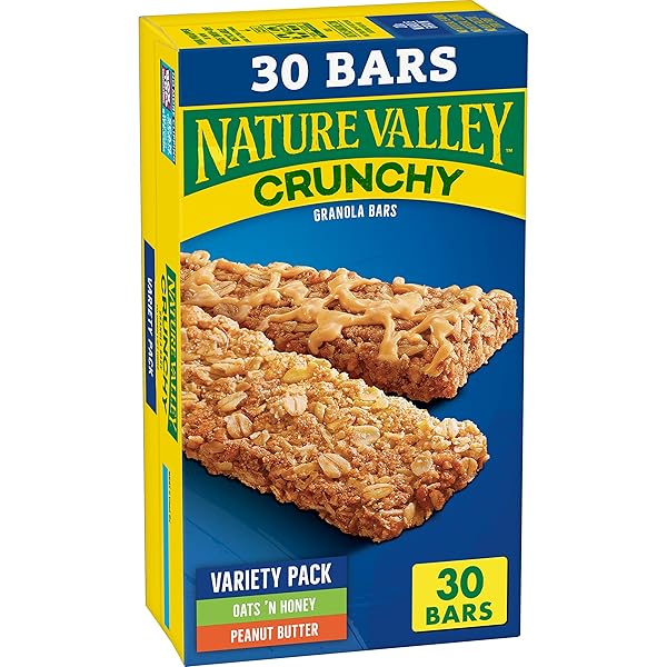 NATURE VALLEY CRUNCHY GRANOLA BARS, VARIETY PACK, 30...