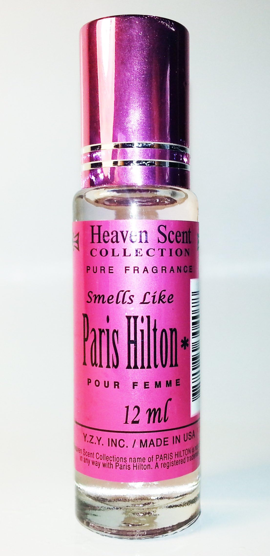 Heaven Scent Designer Oil Impression Of Paris Hilton For Women 12mlFree Name Brand Sample-Vial With Every Order