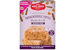MISS JONES BAKING Miss Jones Gluten Free Snickerdoodle Toffee Blondie Bar Kit, 16 oz, Pack of 1