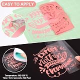 VINYL FROG Heat Transfer Vinyl Roll Coral HTV 30.5x155cm for DIY T Shirts view 3