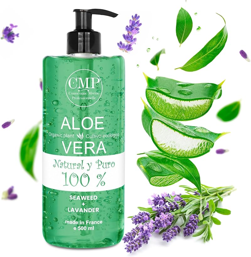 Bleu & Marine Bretania Aloe Vera Lavender Gel 500ml After Sun Face Body Hair