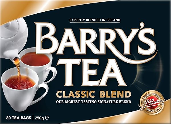 BARRY’S TEA, CLASSIC BLEND, 80-COUNT (PACK OF 6)