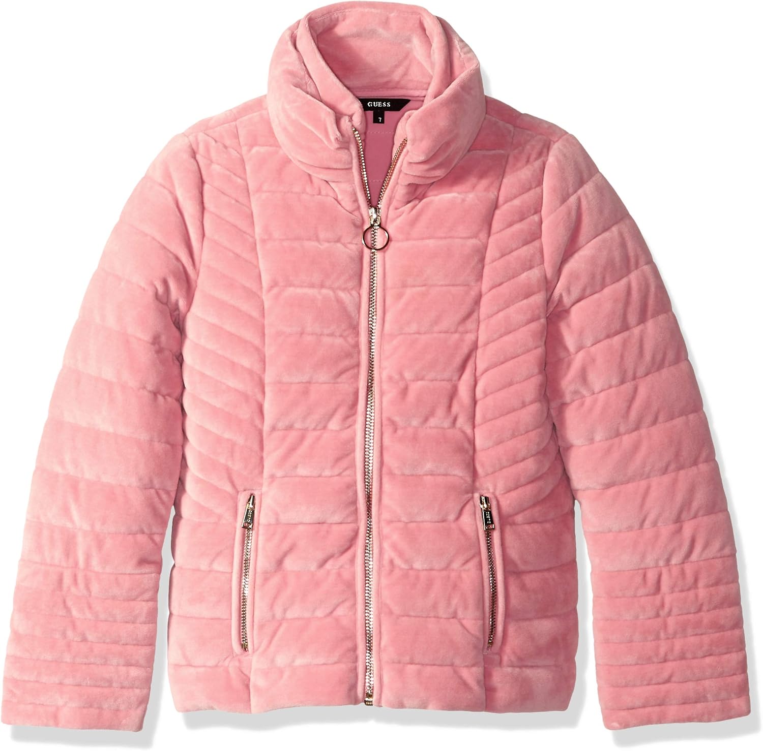 guess teoma velvet puffer jacket