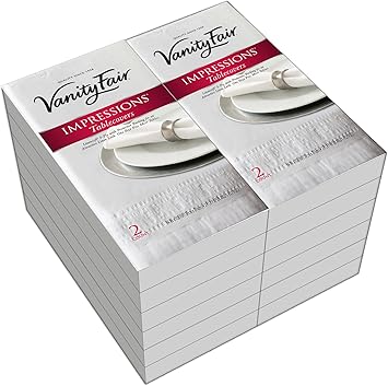 Amazon Com Vanity Fair Table Cover 24 Count Kitchen Dining
