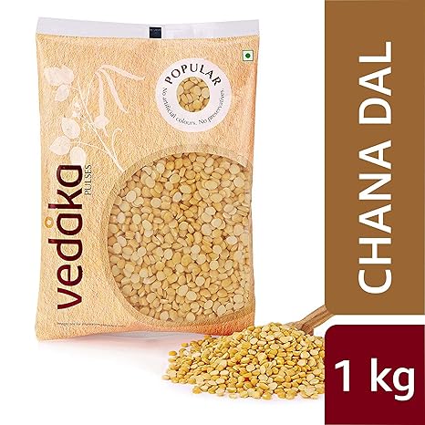 Amazon Brand-Vedaka Popular Chana Dal, 1 kg