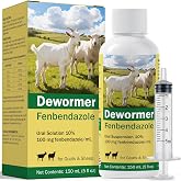 Besgiful Dewormer for Goats and Sheep with Fenbendazole, Liquid Dewormer | for Roundworms, Lungworms, Tapeworms &amp; More, 150ml