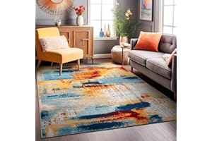 Rug for Living Room 80 x 160 cm Area Rugs for Bedroom Non Slip Washable Carpet for Dining Room Kitchen and Entryways Home Dec