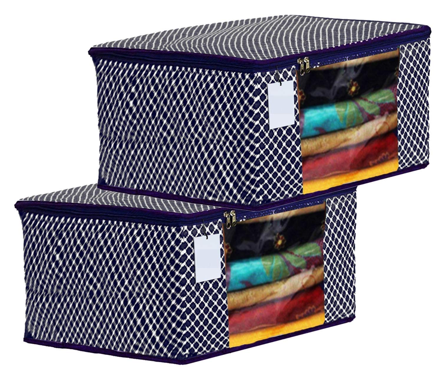 Home Style India Cotton Saree Cover/Saree Bag/Storage Bag with