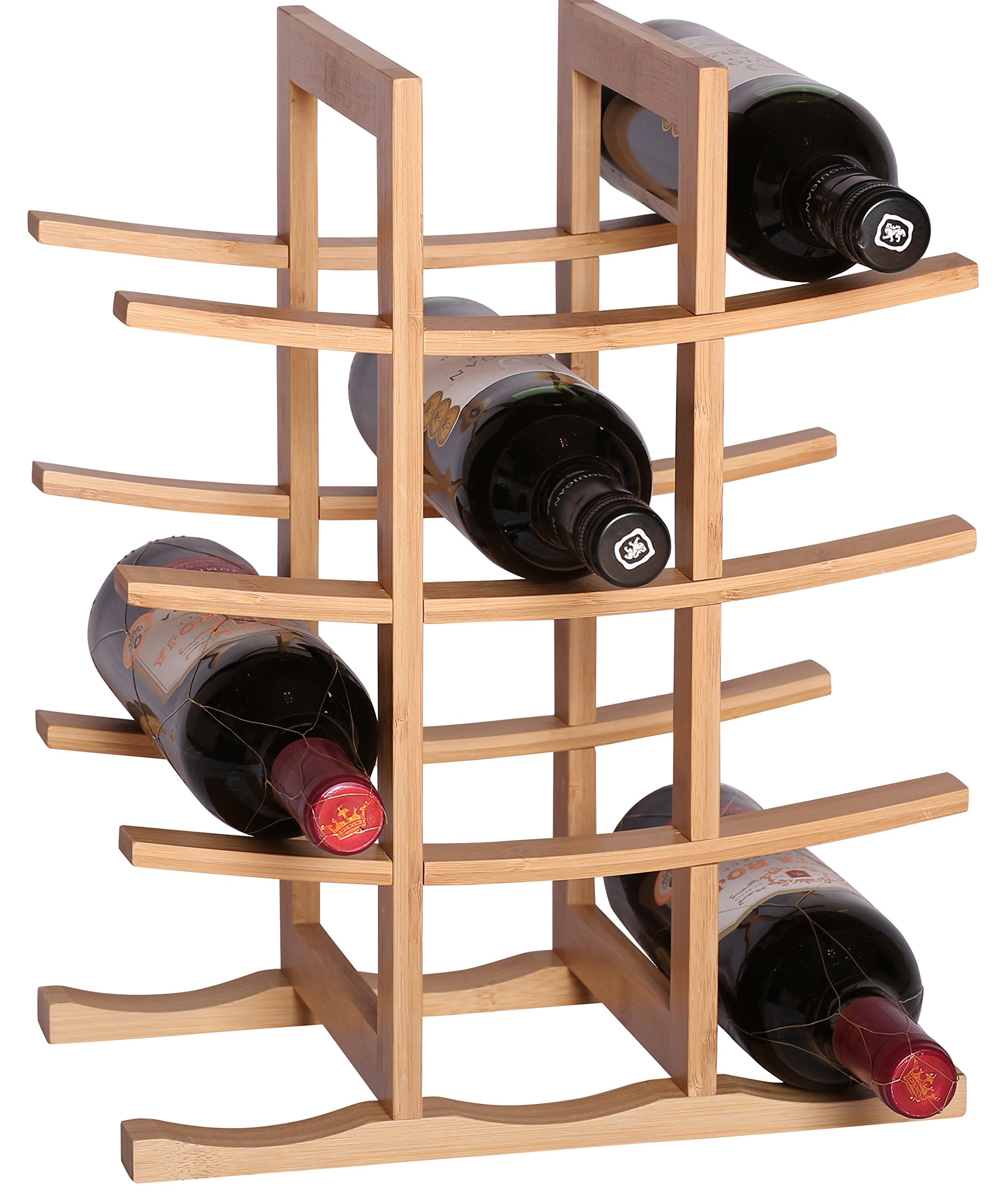 Rta La Pagode 12 Bottle Countertop Bamboo Wine Rack Modular System Wine Rack Natural Buy Online In Honduras At Honduras Desertcart Com Productid