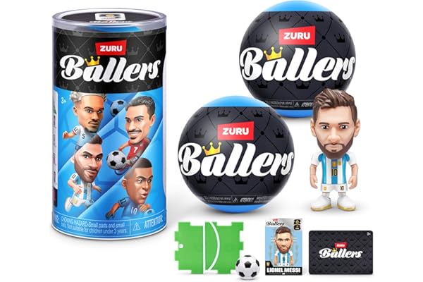 FIFA World Cup 2026™ Ballers Series 1 2 Pack by ZURU – Official Licensed Product Surprise Unboxing Soccer Collectible Sports Toy for Boys, Ages 3+
