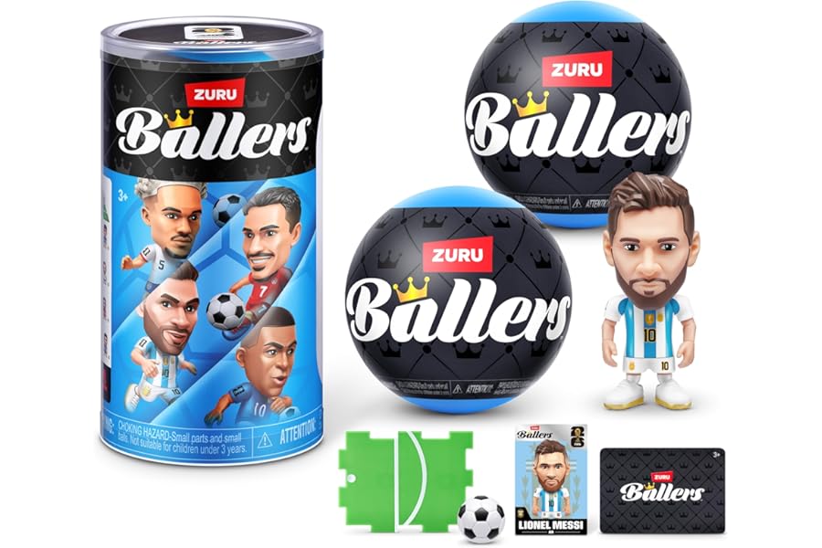 FIFA World Cup 2026™ Ballers Series 1 2 Pack by ZURU – Official Licensed Product Surprise Unboxing Soccer Collectible Sports Toy for Boys, Ages 3+