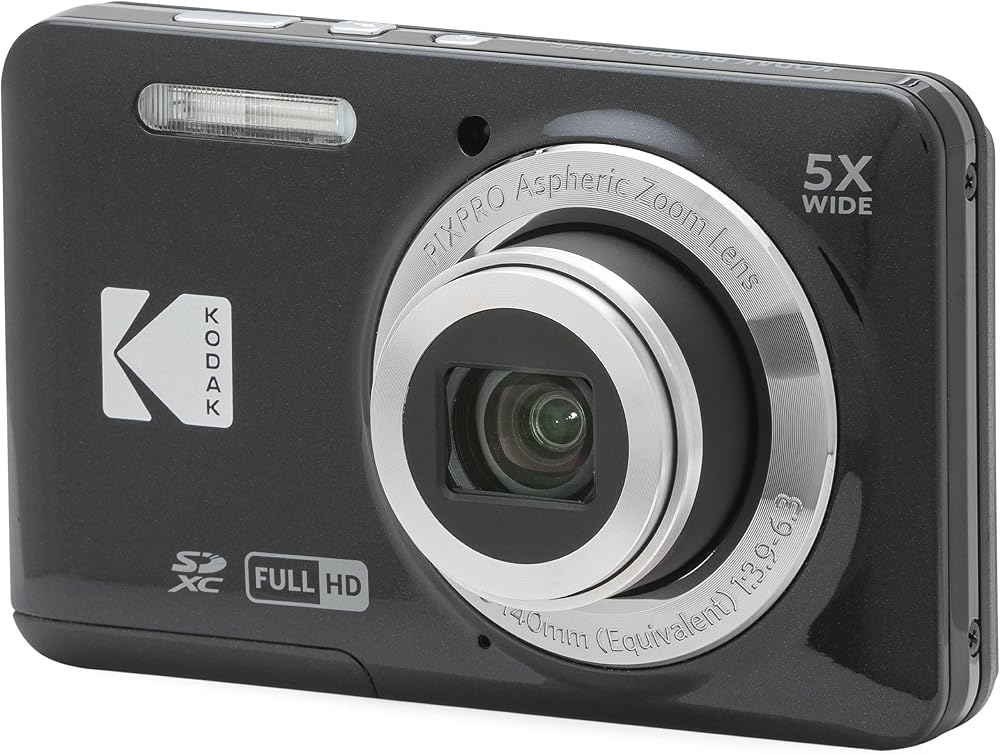 Kodak PIXPRO FZ55 16MP 5x Zoom Compact Camera Black