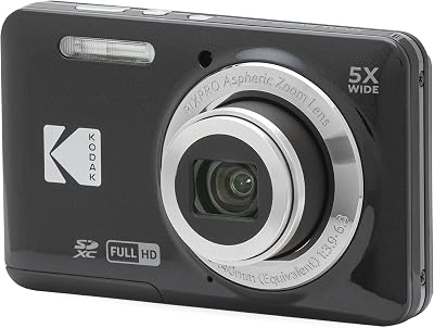 Kodak PIXPRO FZ55 16MP 5x Zoom Compact Camera Black