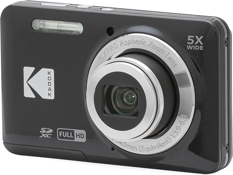 Kodak PIXPRO FZ55 16MP 5x Zoom Compact Camera Black