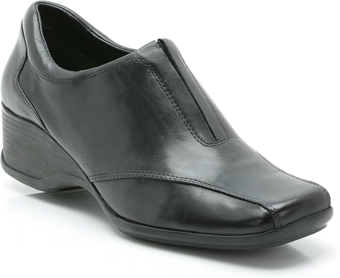 Clarks Womens Casual Clarks Eclipse Sun Leather Shoes In Black Amazon.co.uk Shoes & Bags