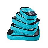 GOX Ultralight 5 Piece Orange Packing Cubes