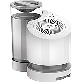Vornado EV100 Evaporative Whole Room Humidifier with SimpleTank, 1 Gallon Capacity, White