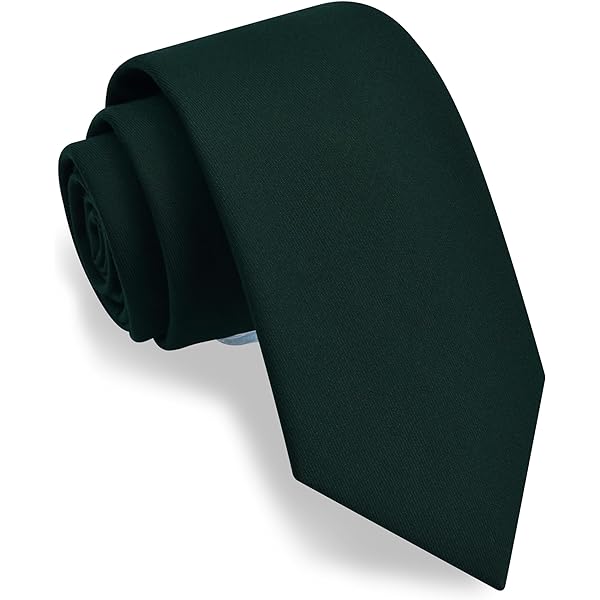 Secdtie Men's Classic Black Jacquard Silk Tie - Microfiber Formal Necktie, 57.09" Long, 3.15" Wide - View #5