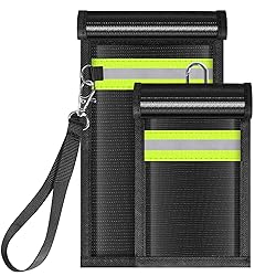Lulrsay 2 Pack Faraday Bags,Portable Faraday Key