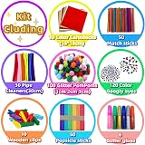 Chennyfun Arts and Crafts Kit 3000+ Pieces Kids 4-12 Unicorn Storage Bag view 3