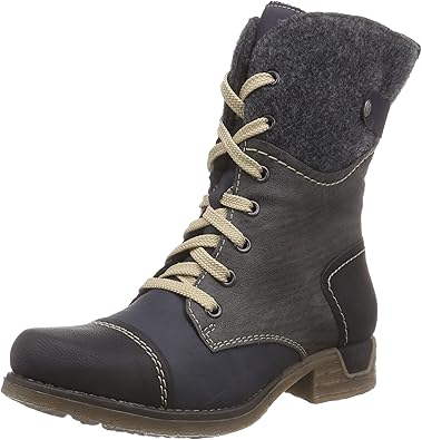 rieker blue ankle boots