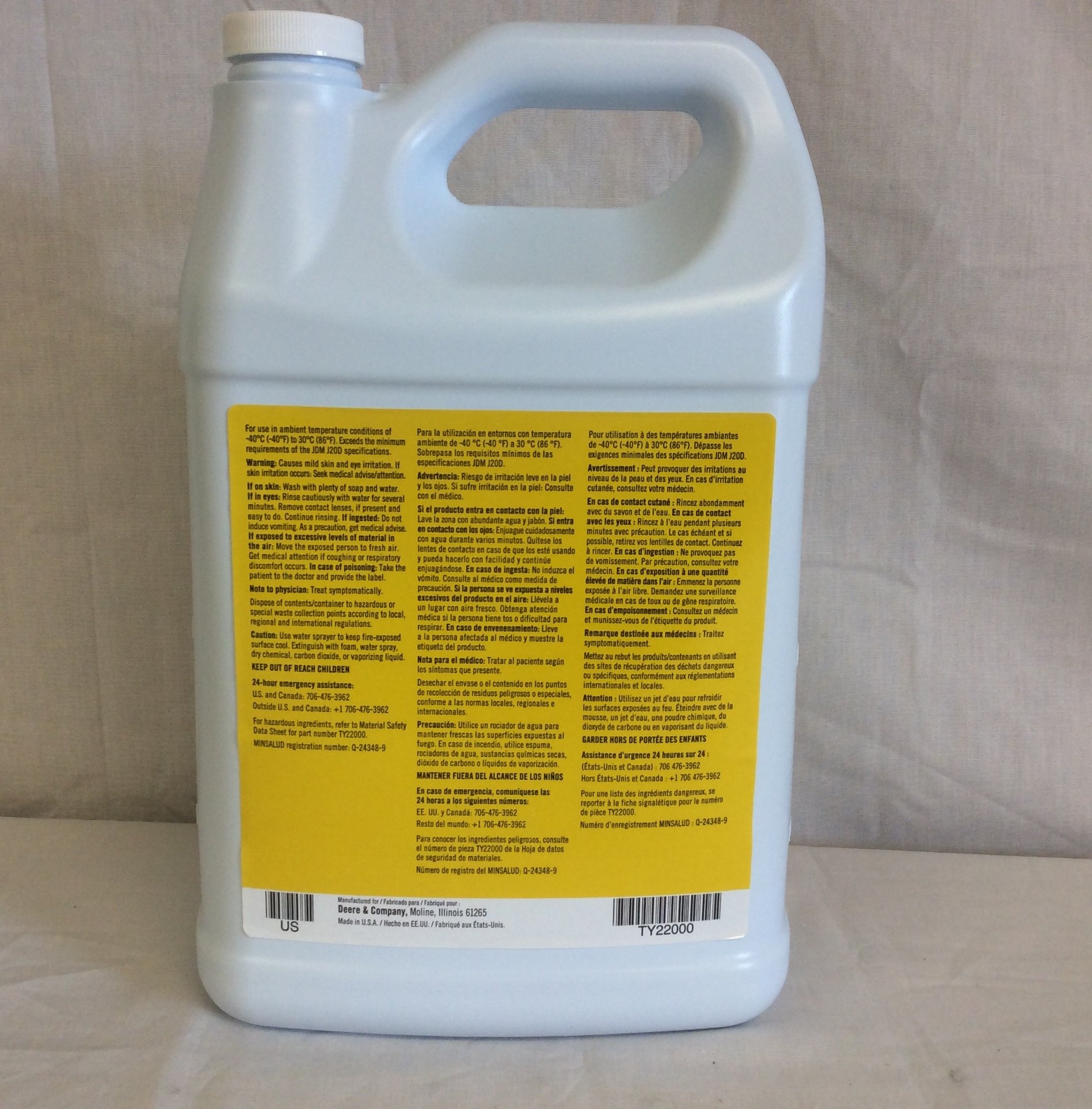 John Deere Original Equipment 1 Gallon HyGard Transmission & Hydraulic