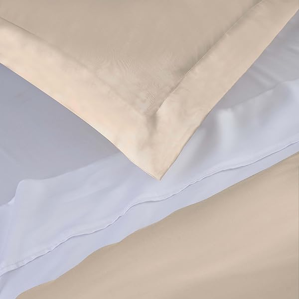 SUPERIOR MODAL FROM BEECHWOOD 400 THREAD COUNT DUVET COVER SET, SILKY SOFT COOL BEDDING ESSENTIALS, SATEEN WEAVE, SET INCLUDES 1 DUVET COVER WITH BUTTON CLOSURE, 1 PILLOW SHAM, TWIN/TWIN XL, LINEN