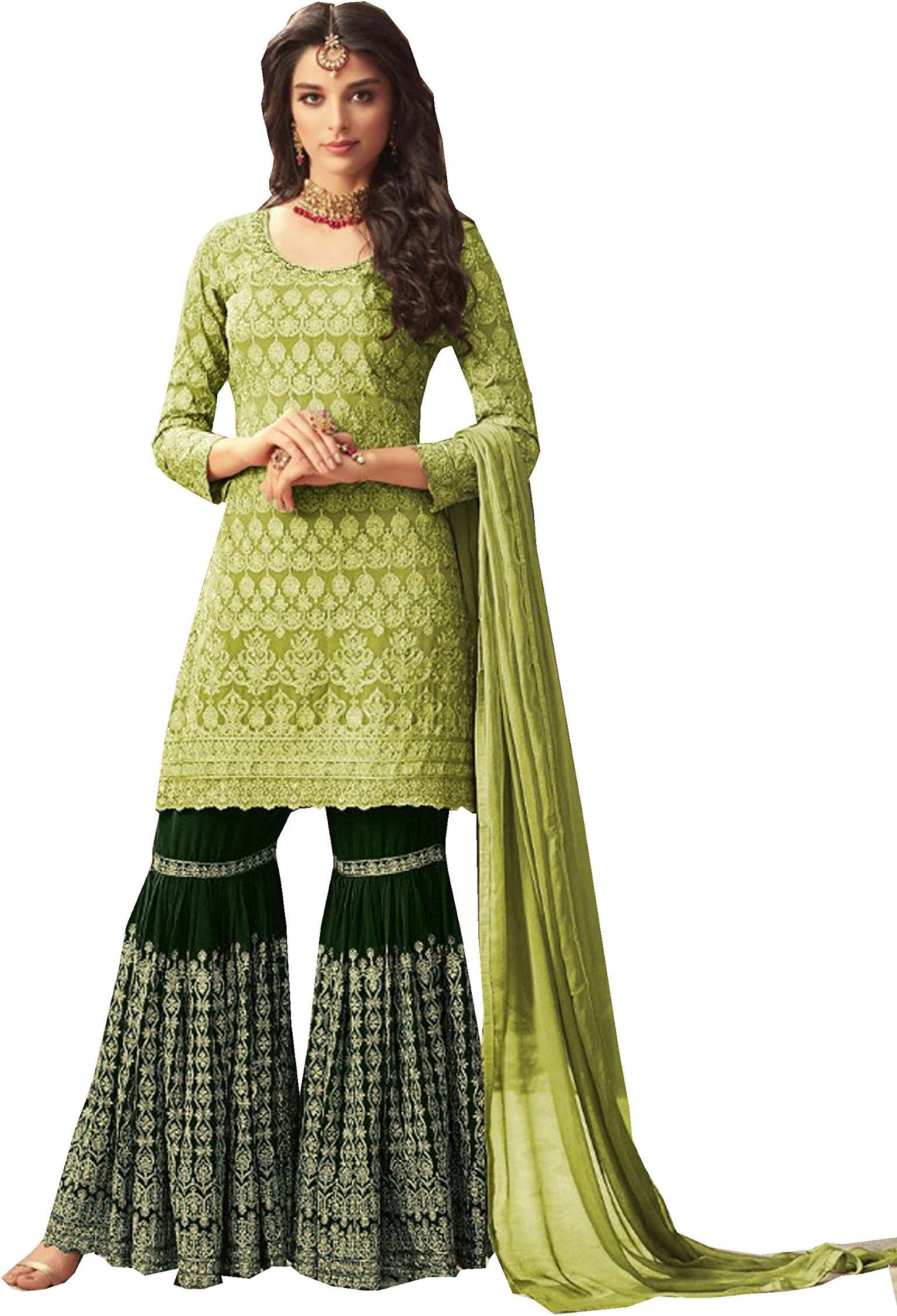 ziya Women's Collection Indian Pakistani sharara Palazo SuitFor Women MOHINI