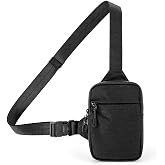 Simptech Crossbody Sling Bag - RFID Blocking Anti-Theft Chest Pack - 500D Nylon Fanny Pack, Hidden Pocket &amp; Cut-Resistant Strap for Running, Travel &amp; Everyday Workout