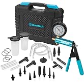 DURATECH 2 in 1 Brake Bleeder Kit, with Metal Handheld Vacuum Pump | Brake Fluid Bleeder Kit, Vacuum Brake Bleeder, Ideal for Automotive, Organized in Portable Case