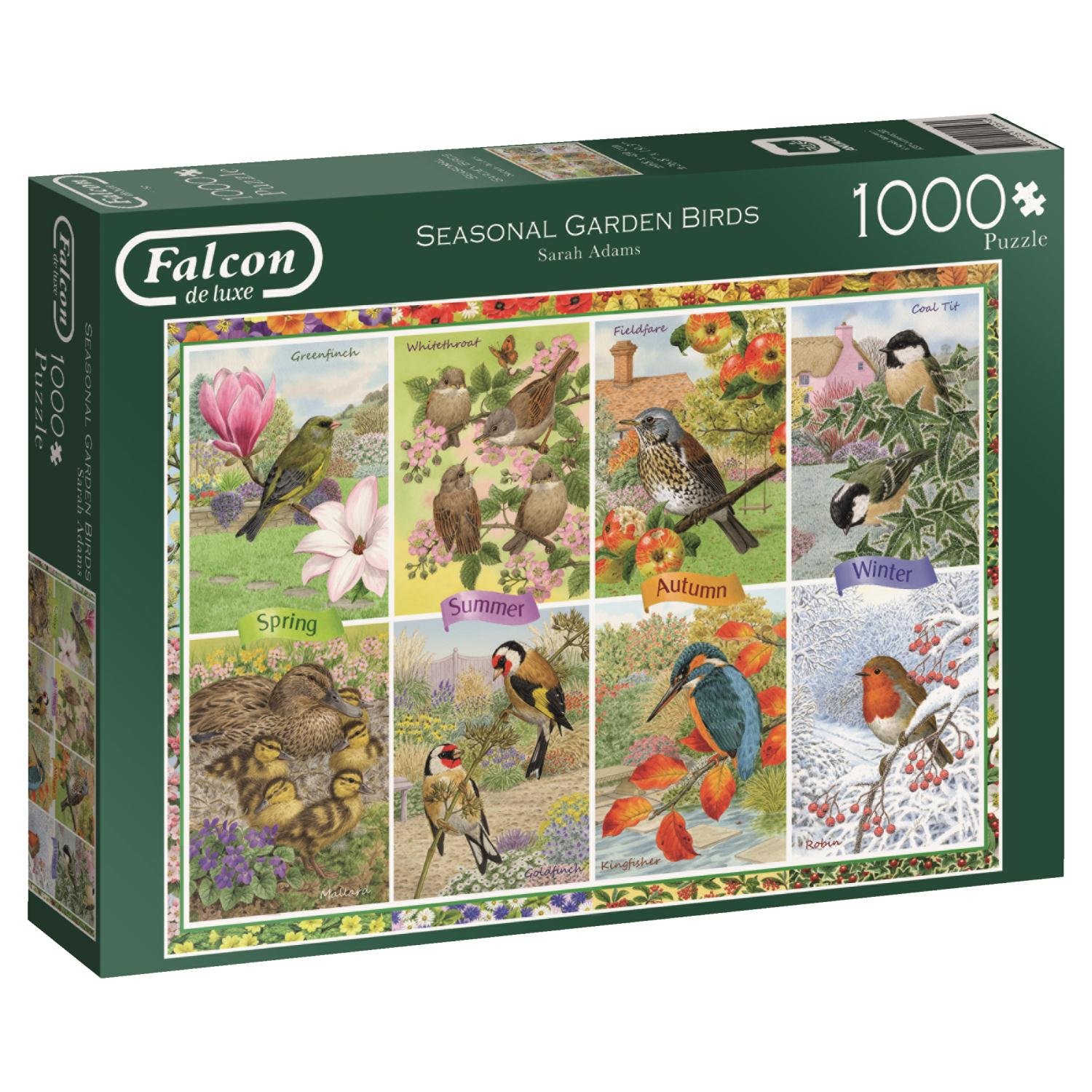 Falcon de luxe 11157 Garden Birds Jigsaw Puzzle (1000Piece) Amazon.co