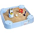 Little Tikes Bluey Beach Day Sand Box with 6 Accessories, Bluey Active Play, for Boys and Girls Ages 1-6 Years