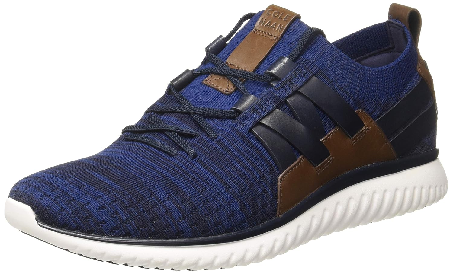 grand motion woven sneaker with stitchlite