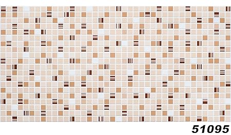 1 PVC Dekorplatte Mosaik Wandverkleidung Platten Wand Paneel 95x48cm, 51095