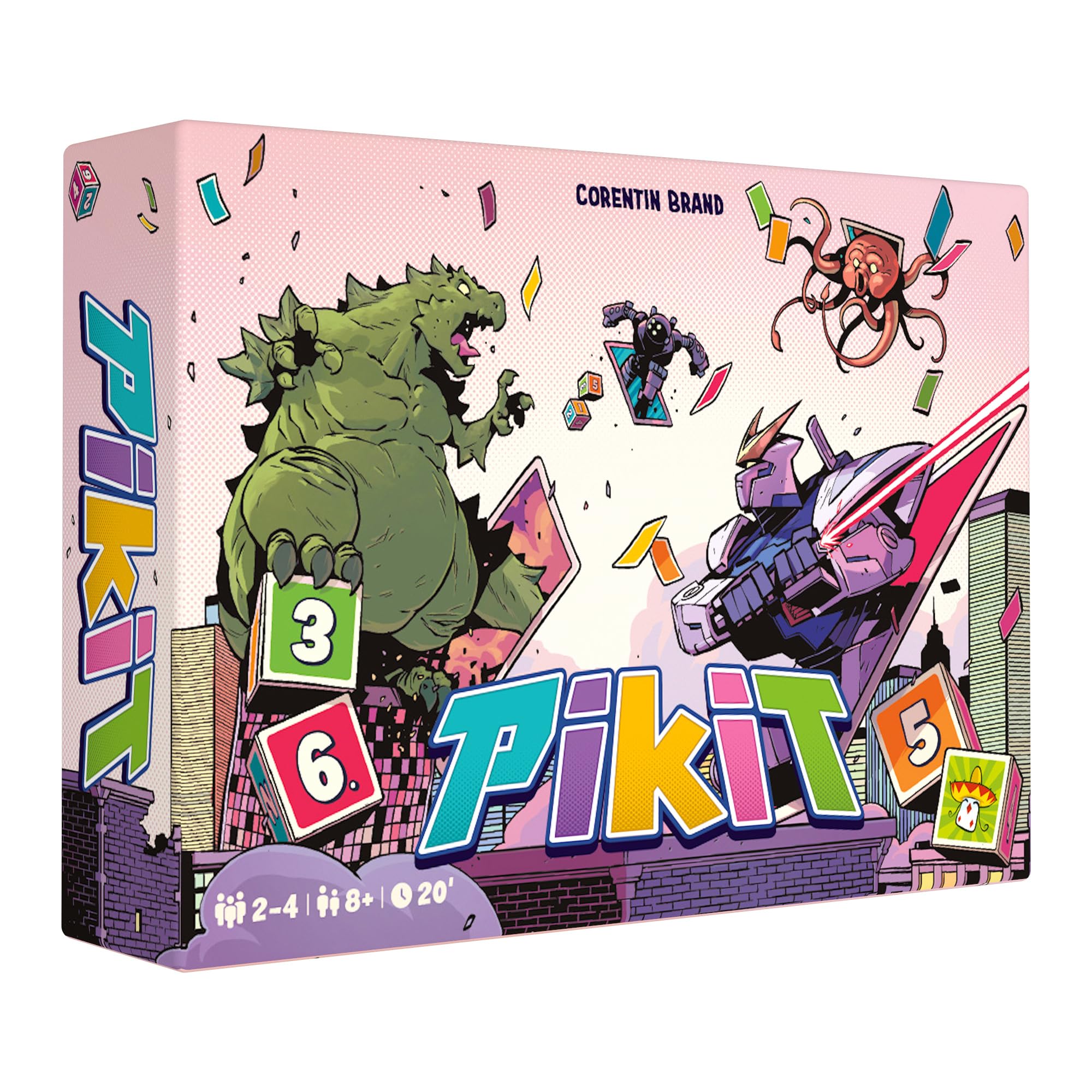 Repos Production | Pikit | Strategic Card Game | Ages 8+ | 2-4 Players | 10 Minutes Playing Time, ASMPIKEN01