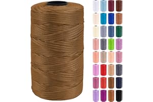 JeogYong Polypropylene Ribbon Yarn 3mm x 218 Yards Flat Macrame Cord 3mm Crochet Yarn for Handbags, Shopping Bags, Sun Hats, Shoes, DIY Crafts, Decorative Projects