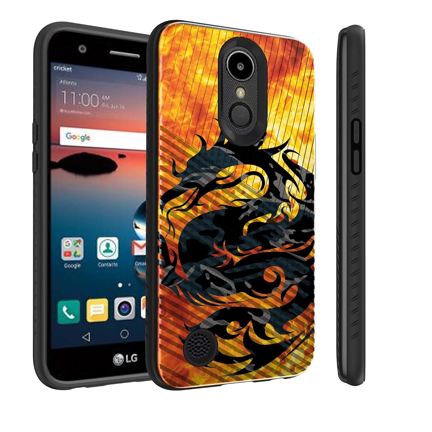 Best lg k30 black and red case