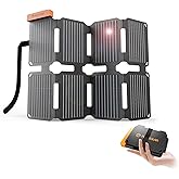 FlexSolar 25W Ultra-Portable Solar Panel Charger with Quick Charge, USB-A & USB-C Ports, Ultra-Lightweight for Outdoor Emergency Power, Backpacking, Hiking, and Camping