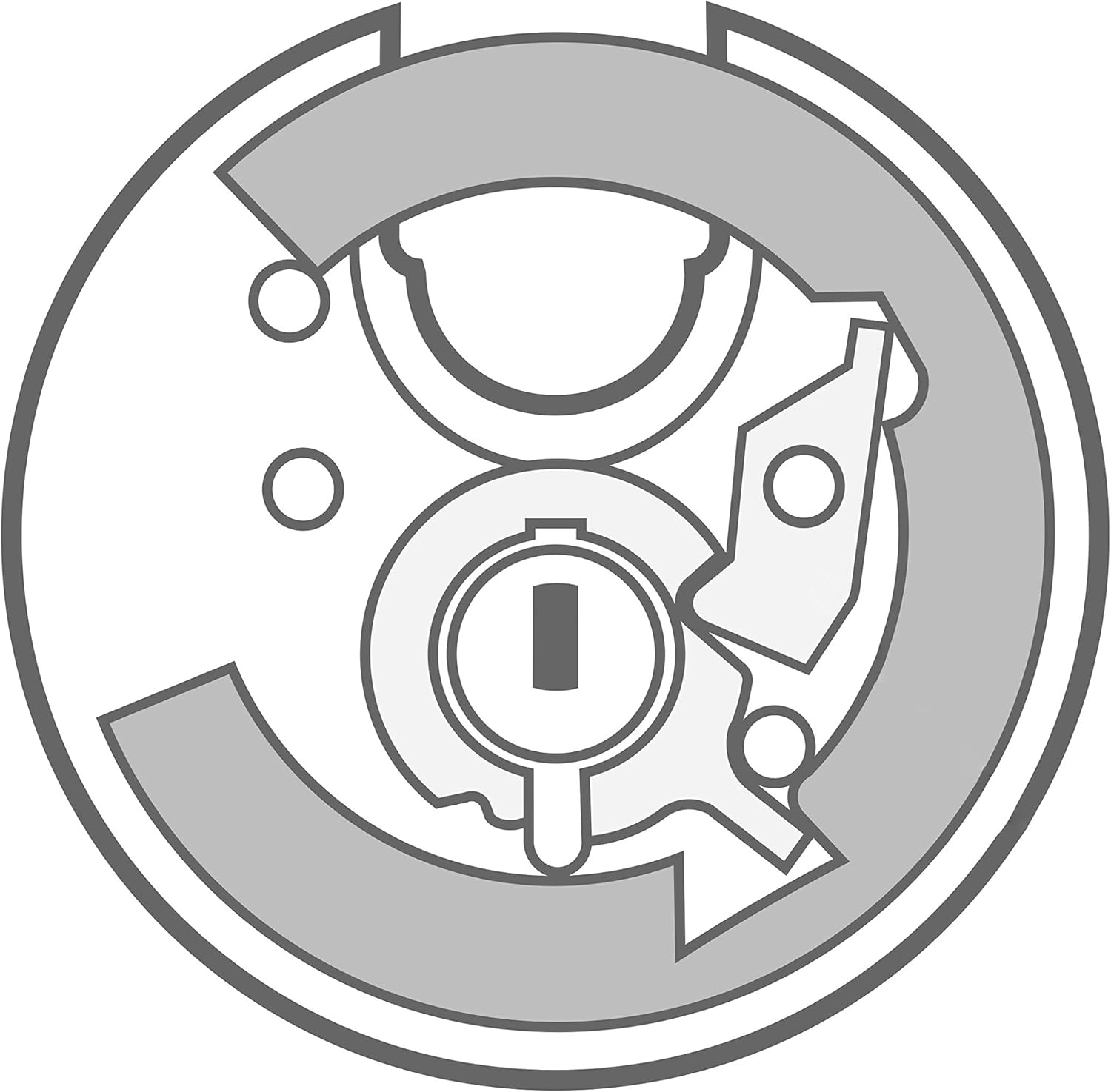 Sterling SPL100 70mm Closed Shackle Disc Padlock with Stainless Steel Body, Grey - Image 3